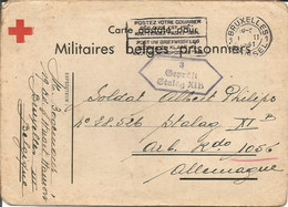 Carte CROIX ROUGE ROOD KRUIS Kriegsgefangenenpost Prisonnier De Guerre 1940/45 Stalag XI B FALLINGBOSTEL + Censure - 1939-45