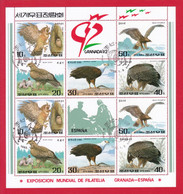 1992 Birds Of Prey - Sheet - Used - Korea (Noord)