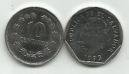 El Salvador 10 Centavos 1993. KM#155a - El Salvador