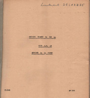 MANUEL MORTIER BRANDT DE 120mm TYPE A.M. 49  SERVICE DE LA PIECE - Français