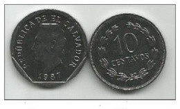 El Salvador 10 Centavos 1987. High Grade - El Salvador