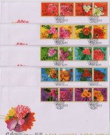 Taïwan (Formose) Y 2633 à 2652; M 2722 à  2741; 5 Enveloppes FDC,Greeting 2001 - Unused Stamps