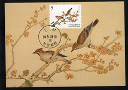 Taïwan (Formose) Y 2607; M 2696; Carte Postale FDC, Oiseau - Neufs