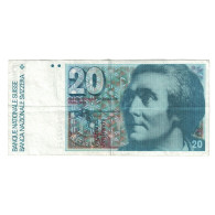 Billet, Suisse, 20 Franken, 1987, KM:55g, TTB+ - Suisse