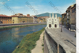 CARTOLINA   PISA,TOSCANA,LUNGOARNO E CHIESA DI S.MARIA DELLA SPINA,CULTURA,RELIGIONE,STORIA,BELLA ITALIA,VIAGGIATA 1968 - Pisa