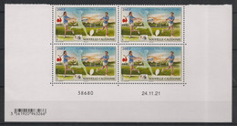 NOUVELLE CALEDONIE - 2022 - N°Yv. 1415 - Rugby - Bloc De 4 Coin Daté - Neuf Luxe ** / MNH / Postfrisch - Unused Stamps