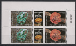 NOUVELLE CALEDONIE - 2022 - N°Yv. 1416 à 1417 - Champignons - Bloc De 4 Coin Daté - Neuf Luxe ** / MNH / Postfrisch - Ungebraucht