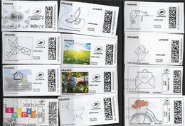 Vignettes  12  Différentes - 1999-2009 Illustrated Franking Labels