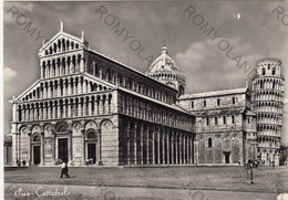 CARTOLINA  PISA,TOSCANA,CATTEDRALE,STORIA,MEMORIA,CULTURA,RELIGIONE,IMPERO ROMANO,BELLA ITALIA,VIAGGIATA 1955 - Pisa