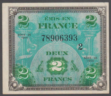 1944. FRANCE. Banknote France 2 Francs Allied Military Currency - Flag - 1944 Serial 2. Beautiful Quality.... - JF515975 - Unclassified