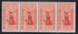 1932 Blocco Di 4 Valori Sass. MNH** Cv 280 - Ägäis (Coo)