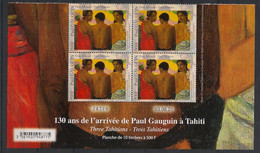 POLYNESIE - 2021 - N°Yv. 1284 - Gauguin - Bloc De 4 Cion Daté - Neuf Luxe ** / MNH / Postfrisch - Neufs