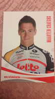 Maarten Craeghs Lotto Belisol - Cycling