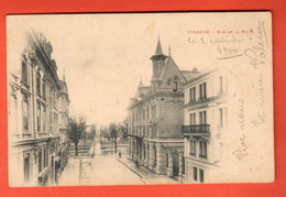 ZRW-13  Yverdon Rue De La Poste Dos Simple, Circulé 1900 Vers Sainte-Croix Timbre Manque - Sainte-Croix 