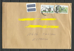 SCHWEDEN Sweden 2022 Air Mail Cover To Estonia Wind Mill Windmühle Etc. - Covers & Documents