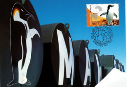 Australian Antarctic Territory 2002 Antarctic Research,Mawson Station,maximum Card - Maximumkarten