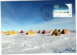 Australian Antarctic Territory 2019  Casey Research Station 50 Years,Aurora Basin North,Campsite 2013,maximum Card - Maximumkaarten