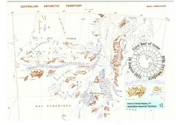 Australian Antarctic Territory 2019 Mapping Of AAT,Division Of National Mapping 1971, Maximum Card - Cartes-maximum