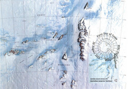 Australian Antarctic Territory 2019 Mapping Of AAT,Map Of Commonwealth Of Australia 1993, Maximum Card - Cartes-maximum