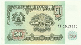 Tajikistan - 50 Rubles - 1994 - P 5 - Unc. - Serie AB - Tadjikistan