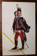 AK CPA Trompettiste Du HUSSARD Régiment Militaria Cavalerie - Uniformes