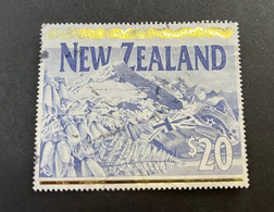 (stamp 8-10-2022) Used NEW ZEALAND - Nouvelle Zélande - $ 20.00 Stamp (high Values) - Oblitérés