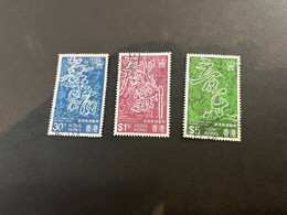 (stamp 8-10-2022) Used Hong Kong Stamps - 3 Stamps - Gebruikt