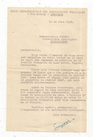Courrier,1948,Uniondépartementale Des Associations Familiales,Besançon, MEDAILLE DE LA FAMILLE FRANCAISE, Frais Fr 1.65e - Zonder Classificatie