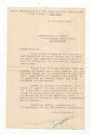 Courrier,1948,Uniondépartementale Des Associations Familiales,Besançon, MEDAILLE DE LA FAMILLE FRANCAISE, Frais Fr 1.65e - Ohne Zuordnung