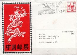 Berlin - Chinesisches Neujahr [Werbung Borek] (MiNr: PU 67B2/001a) 1979 - Siehe Scan - Sobres Privados - Usados