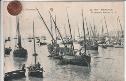 35 - Carte Postale Ancienne De  CANCALE     La Jetée Des Huitres - Cancale