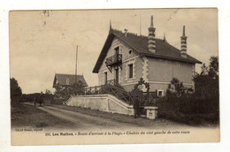 Cpa N° 191 LES MATHES Route D' Arrivée De La Plage Chalets Du Coté Gauche De Cette Route - Les Mathes