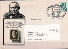 BRD FGR RFA - Privatumschlag Hill [Werbung Borek] (MiNr: PU 110 B2/003c) 1979 - Siehe Scan - Enveloppes Privées - Oblitérées