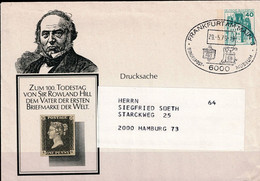 BRD FGR RFA - Privatumschlag Hill [Werbung Borek] (MiNr: PU 110 B2/003c) 1979 - Siehe Scan - Enveloppes Privées - Oblitérées