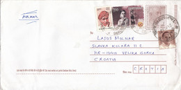 INDIA Cover Letter 472,box M - Airmail