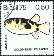 Brazil 1975 - Mi 1484 - YT 1147 ( Fish : Parrot Puffer ) - Oblitérés