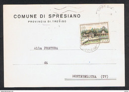 REPUBBLICA:  1981  CARTOLINA  COMMERCIALE  CON  AFFRANCATURA  MONOVALORE  -  SASS. (1537) - 1981-90: Storia Postale