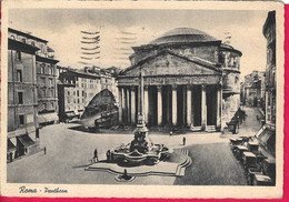 ROMA - PANTHEON - FOTO ANNI TRENTA - EDIZ. SCROCCHI MILANO ANNI XIX - VIAGGIATA 9.X.43 - Pantheon