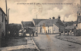 77-LE-CHATELET- EN-BRIE- RUE DE FONTAINE-LE-PONT ET RUE DU CHÂTEAU - Le Chatelet En Brie