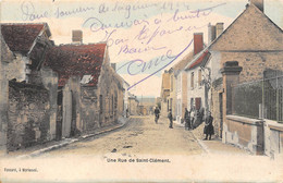 89-SAINT-CLEMENT- UNE RUE DE ST-CLEMENT - Saint Clement