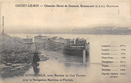 94-CHOISY-LE-ROI- CHANTIER NAVAL DE DESBOIS, RANCELANT (I.C.F ) OLLIVAUD - PENICHE AUTOMOBILE - Choisy Le Roi