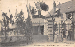 41-COUR-CHEVERNY- FÊTE DU 23 AOÛT 1908- LES ABATTOIRS - Autres & Non Classés