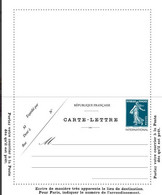 Carte Lettre Salon D'Automne Semeuse Camée - Letter Cards