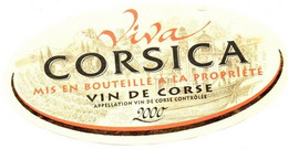 Etiquette : Vin - Corse : Viva Corsica 2000 : Cave Saint Antoine - Ghisonaccia - Languedoc-Roussillon