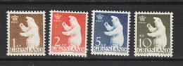 Grönland Greenland Dänemark MiNr. 58-61 ** - Unused Stamps