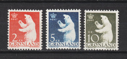 Grönland Greenland Dänemark MiNr. 59-61 ** - Neufs