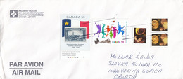 CANADA Cover Letter 494,box M - Airmail