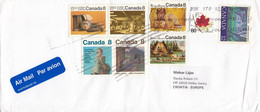 CANADA Cover Letter 498,box M - Airmail