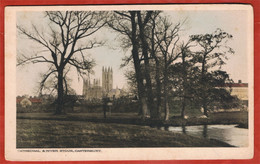 Great Britain, Kent. Canterbury Cathedral . Cartoline Foto Colori Inizio 1900. - Canterbury