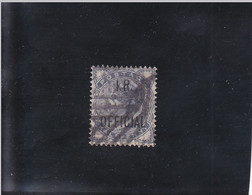 VICTORIA 1/2 P GRIS-OUTREMER (76 ) OBLITéRé N°4 YVERT ET TELLIER 1885 - Dienstzegels